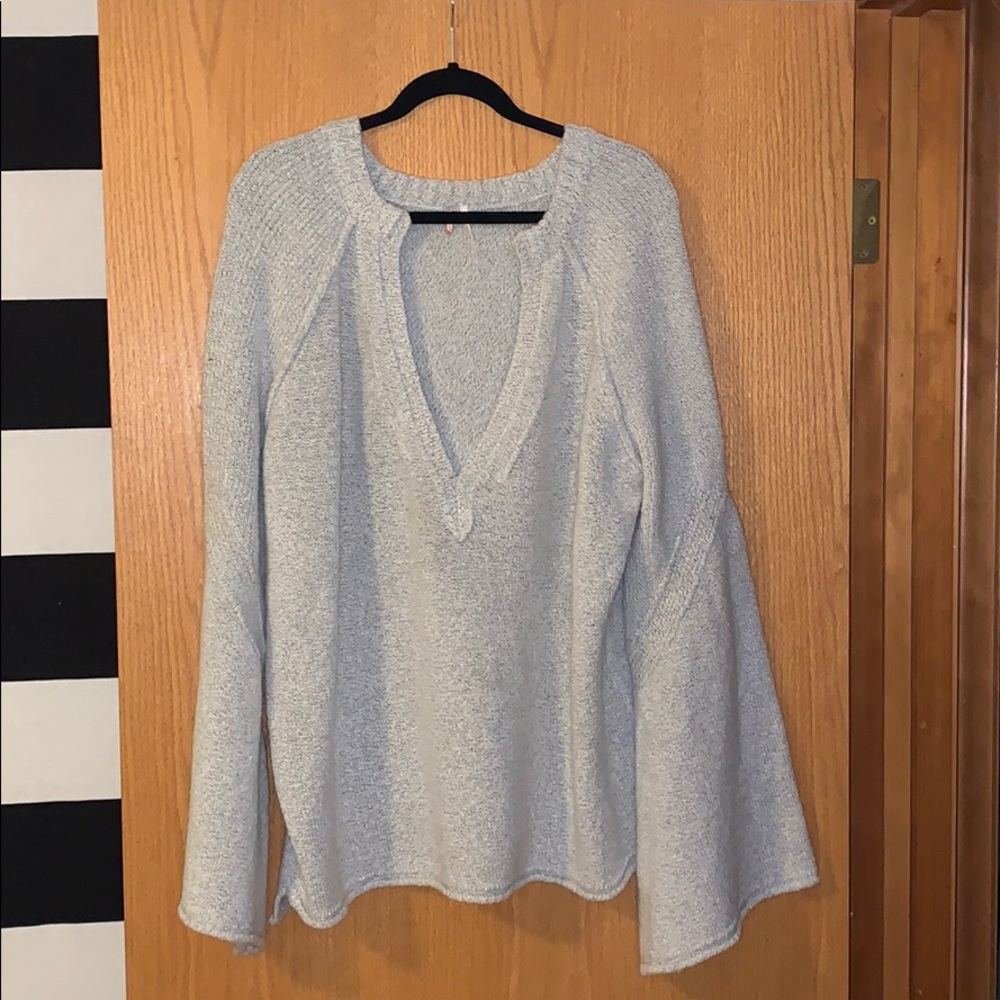 Free people bell sleeve sweater